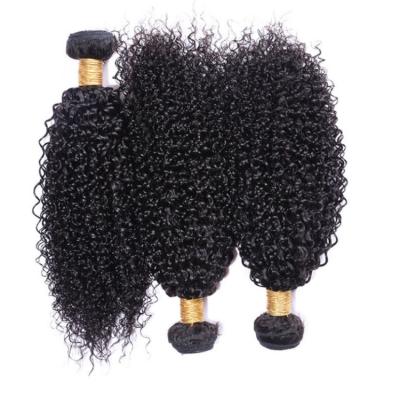 China 100% Virgin Hair Bundles 3 Bundles Natural Color Lentgh Mixed Virgin Jerry Curl Hair Weave 7A Grade Brazilian Hair Weft Extensions for sale