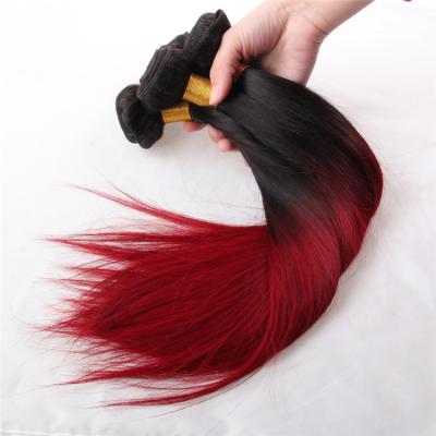 China Raw Virgin Weave 100% Ombre Human Body Wave 1B 99j Weave Red Color Brand European Braiding Hair for sale