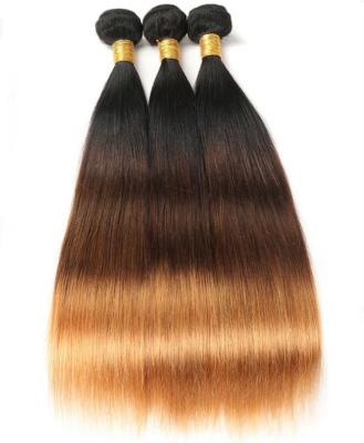 China Raw Virgin Sew Braiding Hair 10A 30 Color 1B 30 , 1B 4 Ombre Two Tone Straight Hair / Real Hair for sale