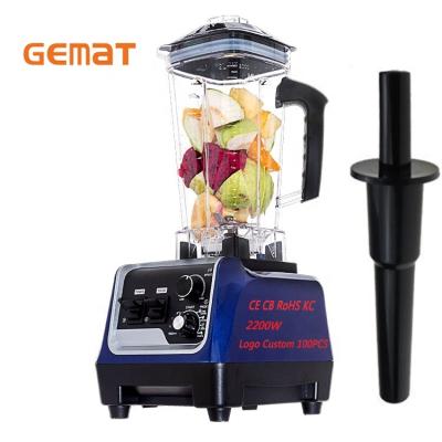 China High Speed ​​Industrial Commercial Heavy Duty Yam Tea Mix Bar Hotel Home Appliances 2200w Nutri Ice Crusher Table for sale