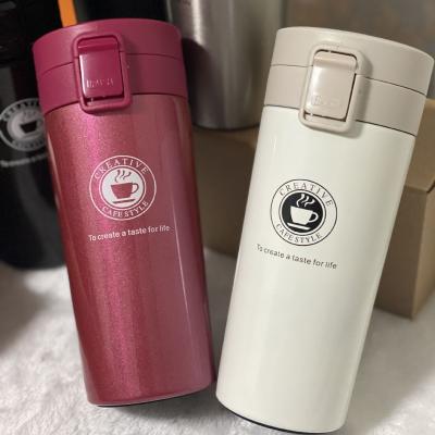 China Stainless Steel Vacuum Flask Viable Outdoor Sports Water Mug Creative Coffee Mug Gift Men And Women for sale