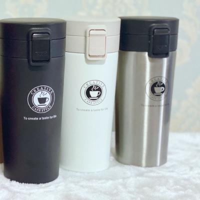 China 2022 Viable New Wholesale Stainless Steel Vacuum Bottle Stainless Steel Water Bottle With Push Button Lid for sale