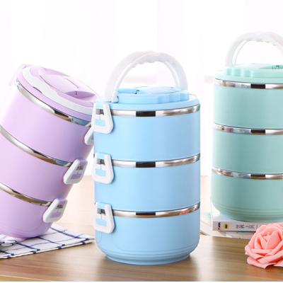 China Wholesale Freshness Preservation Lunch Box Stainless Steel Insulation Lunch Box Sealed Tableware Metal Lunch Box Stainless Steel for sale