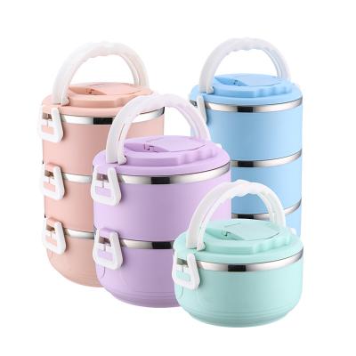 China 2022 Freshness Preservation Wholesale 304 Stainless Steel Insulation Lunch Box Sealed Tableware Bento Box Lunch Box School for sale