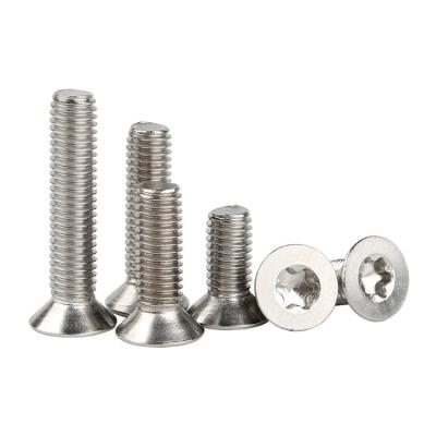 China Wholesale Factory Price Countersunk SS Screw Knurled Torx Fastener Countersunk Machine Screw Bolt And Nut Production for sale