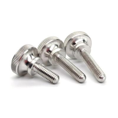 China Pan Factory Flat Head Bolt Galvanized Knurled Thumb Screw Square Stainless Steel Shoulder Bolt for sale