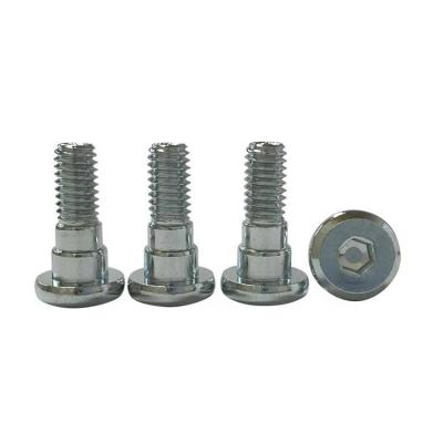 China Pan Factory Square Nut Zinc Plated Round Flat Joint Socket Main Shoulder Screw for sale