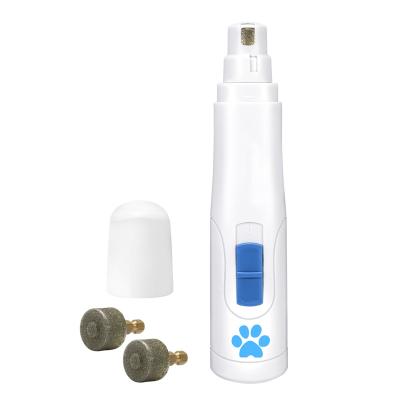 China Viable Dog Nail Grinder USB Charging Electric Nail Trimmer Powerful Low Noise Painless Pet Paw for sale