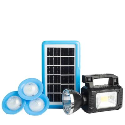 China Sloar Panel Charge Emergency Indoor Home Usb Solar Lighting System Portable Mobile Small Mini Energy Solar Panel Led Light Kit For Africa for sale