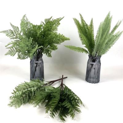 China Fashional Plants Artificial Green Leaves Foliage Wholesale Artificial Bush Tree Leaves For Decoration for sale