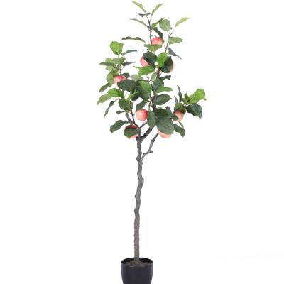 China Fashional Artificial Apple Tree For Decoration Artificial Fruit Ornaments Artificial Apple Tree for sale