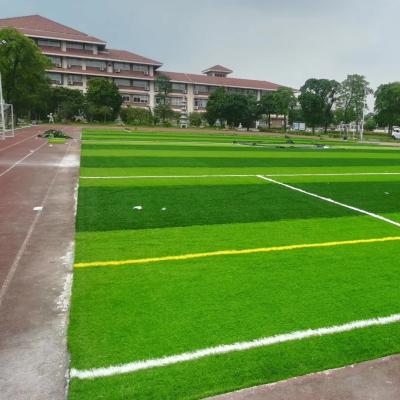 China Highest Elasticity Grass Football Soccer Field Landscape Lawn Artificial Turf for sale