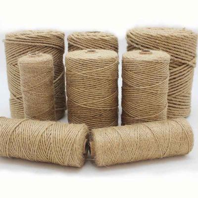 China Wall Diy Wholesale Decorative Handmade Sisal Jute Rope Hemp Natural Gardening Rope for sale