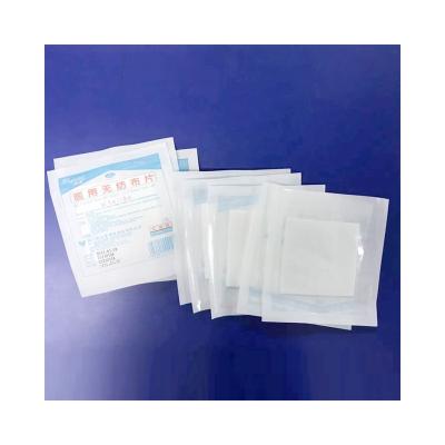 China 70% viscose + 30% polyeater fabric medical non-woven swab sterile medical nonwoven swab Gauze Sponge for sale