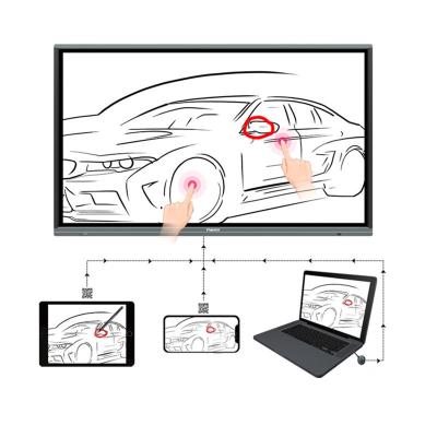 China Zero Noise 75 Inch Interactive White Board With Touch Screen To Meet Digital Teaching Board zu verkaufen