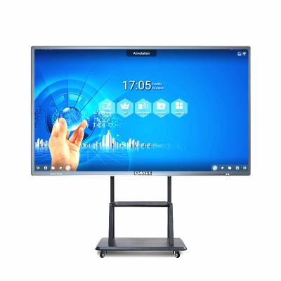 China No Built in CPU i3/i5/i7 Smart Speakers All In One Whiteboard 3D Touch Screen 4K 75 Inch Te koop