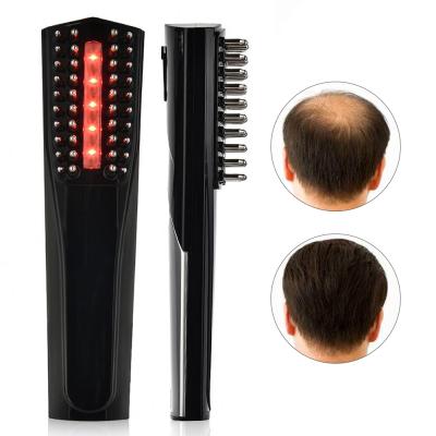 China Improve Hair Annotating Laser Electric Infrared Infrared Hair Therapy Hair Regrowth Treatment Massage Vibration Anti Loss Comb for sale