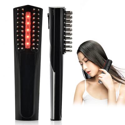 China Improve Hair Annotating Electric Laser Massage Scalp Comb Infrared Therapy Treatment Hair Regrowth Hair Comb Developed for sale