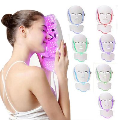 China Skin Tightening 7 Colors PDT Therapy Led Face Treatment Skin Light Beauty Led Facial Mask For Home And Beauty Salon for sale