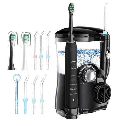 China 2 in 1 Clean Dental Oral Water Flosser Tooth Care Electric Toothbrush Irrigator Teeth Cleaner SP-WF215 for sale