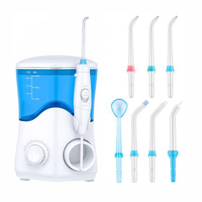 China Jet Teeth Cleaner 600ml ABS Water Oral Hygiene Electric Dental Flosser Family Water Oral Care for sale