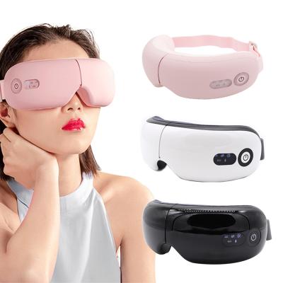 China Multifunctional Foldable EYE Air Pressure Roll Vibration Radio Eyes Care Mask Hot Compress Eye Massager for sale