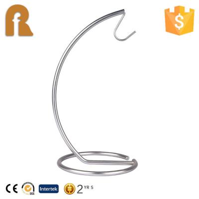 China Viable Kitchen Fruit Rack Storage Banana Hanger Metal Hook Display Stand Fruit Rack Display Stand for sale