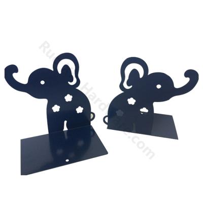 China Book Organizer Metal Products Factory Kids Elephant Bookends Anime Custom Book Ends For Study Room for sale