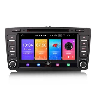 China Support 4G Network Erisin ES2726S 8 Inch Android Car DVD 4G GPS DAB CarPlay CarPlay Player 10.0 For Skoda Octavia Superb for sale