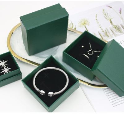 China New Design Recycled Materials Cheap Recycled Jewelry Packaging Box Handmade Luxury Ring Necklace Bracelet Paper Box for sale