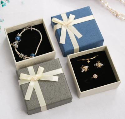 China Recycled Materials Marble Cardboard Paper Ring Earring Jewelry Box Packaging Gift Wedding Drawer Box for sale