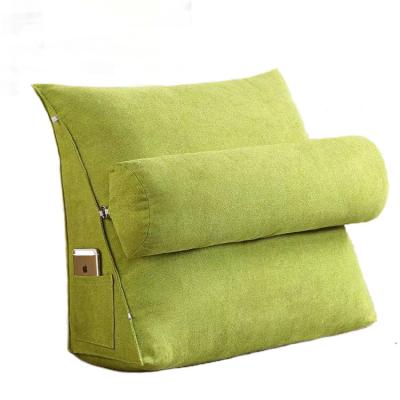 China Luxury Cute Memory Triangle Sofa Memory Foam Back Lumbar Throw Cushion Loose Pillow for sale