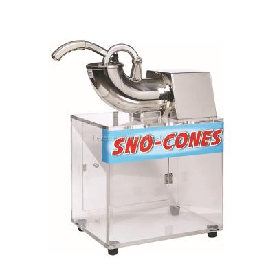 China Outdoor Silver Electric Ice Crusher Shaver Snow Cone Maker Machine For Home And Commerical Use for sale