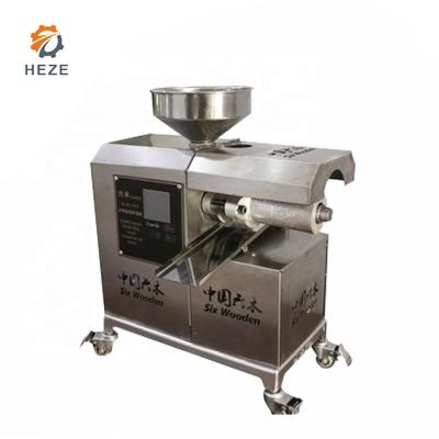 China Peanuts small cold oil press machine screw oil press flaxseed oil screw press machine for sale