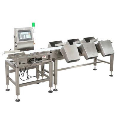 China Easy Operation High Accuracy Fruit Fish Weigh Large Sorter LCD Touch Screen Display Automatic Check Weigher for sale