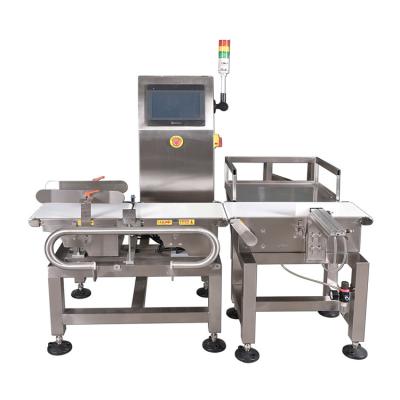 China Easy Operation China Manufacturer High Accuracy Automatic Conveyor Belt Food Processing Industry Safety Check Weigher Machine for sale