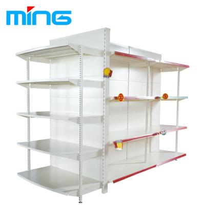 China Double Sided Wholesale Supermarket Shelf Shopping Rack Market Display Shelving for sale