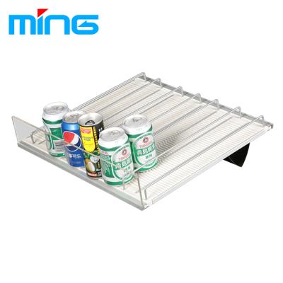 China Single Sided Plastic Shelf Divider Acrylic Shelf Lifter Supermarket Slider For Merchandise for sale