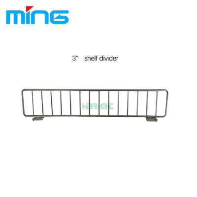 China All Type Front Fence Wire Grid Acrylic Shelf Divider Retail Supermarket Shelving 3