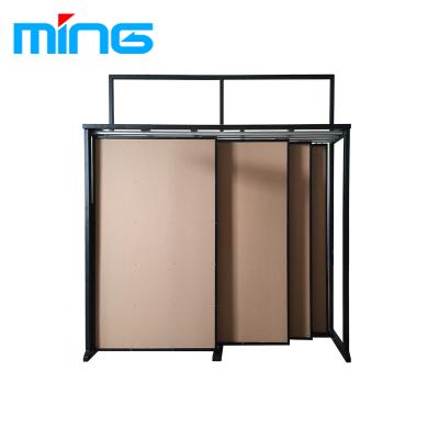 China Single Sided Sliding Ceramic Tiles Show Stand Trade Show Display Stand for sale