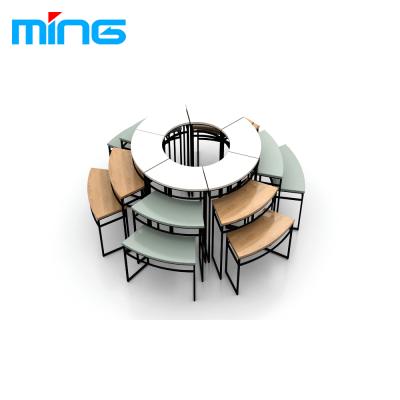 China Sustainable Supermarket Retail Store DIY Round Display Rack for sale