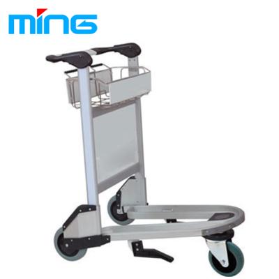 China Airport Trolley Hand Brake Airport Shopping Trolley For Duty Free Shop for sale