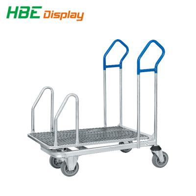 China Heavy Duty Logistic Storage Warehouse Mesh Platform Transport Cart for sale