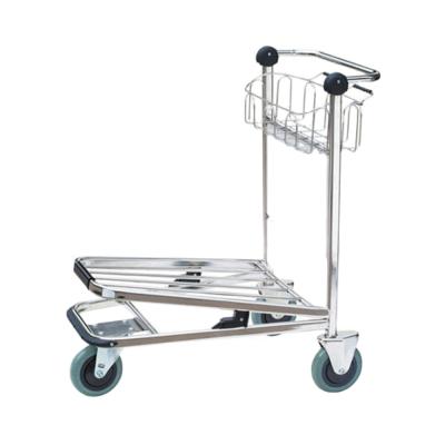 China Unfolding Trolley Cases Style Large Capacity Aluminum Alloy Airport Luggage Trolley Trolley for sale