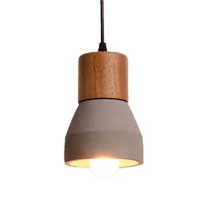 China Modern Concrete Restaurant Attic Light Indoor Decor Cement Pendant Lamp for sale