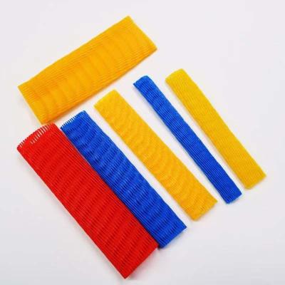 China Polyethylene Mesh Plastic Protective Netting Sleeve For Stretch Bottle Metal Parts for sale