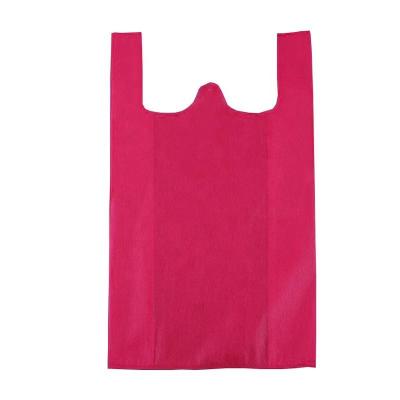 China Custom Hainan Sanya Reusable RPET PP Non-Woven Fabric Vest Shopping Bags for sale