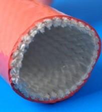 China Einfach, das Sleeving Silikonkautschuk-Fiberglas, silikonumhülltes Sleeving zu installieren zu verkaufen