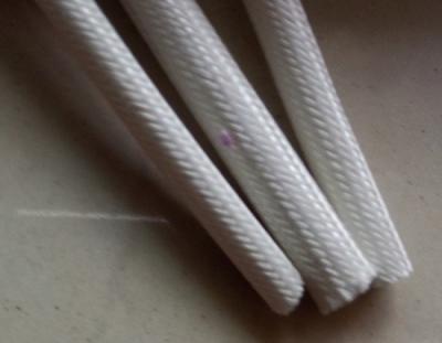 China 0.5mm - 2.0mm Range Silicone Rubber Fiberglass Sleeving for Electrical Machinery for sale