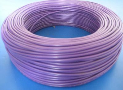 China Purple Flexible PVC Tubing Flame Resistance Wire Insulation Protection for sale